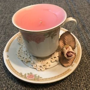 Tea Cup Candle